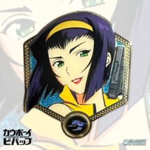 Cowboy Bebop Faye Valentine Portrait Enamel Pin Gold Series 2 Figure Ful... - £11.47 GBP