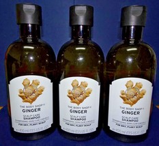 Three pack: The Body Shop Bodyshop Ginger Scalp Care Shampoo 400ml 13.5fl oz x3 - £74.10 GBP