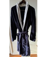 Polo Ralph Lauren Bathrobe Mens OSFM Blue Cotton Belted Terry Red Pony 2... - $74.44