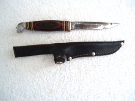 Vintage Fixed Blade Knife In Sheath  " Great Collectible Item " FREE SHI... - $20.99