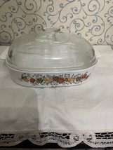 Corning Ware Vintage 1970 Spice of Life A-10-B Le Romarin Casserole with Lid - £7,101.89 GBP