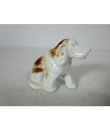 Vintage 50&#39;s Small Sitting Retriever Dog Figurine Statue Signed Japan 2&quot; - £7.90 GBP
