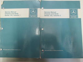 Mercedes Benz Series 123 Chassis &amp; Body Service Manual 2 VOLUME SET Used Books * - £267.32 GBP