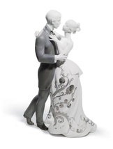Lladro 01007193 Lovers&#39; Waltz Couple Figurine New - $723.00