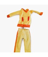 Vintage Barbie/Ken Yellow &amp; Orange Doll Sweatsuit Casual         200 - $205.41 MXN