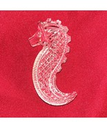 Waterford 2004 Society Crystal Seahorse Paperweight 3 3/4 Inches - $23.07 CAD