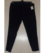 NWT WOMENS $88 A PEA IN THE POD NAVY BLUE MATERNITY SLACKS / PANTS   SIZE L - €32,44 EUR