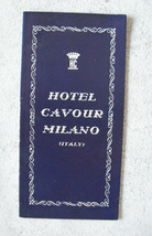 Vintage 1960s Booklet Hotel Cavour Milano Italy - £13.14 GBP