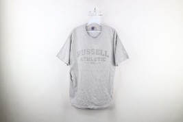 Vintage 90s Russell Athletic Mens Medium Faded Spell Out Short Sleeve T-Shirt - £26.00 GBP