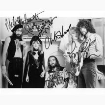 Fleetwood Mac Signed Photo X5 - M. Fleetwood, C. Mc Vie, J. Mc Vie, S. Nicks W Coa - £630.57 GBP