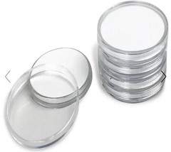 20 pc Coin Capsules Storage Holders with Adjustable Ring Pads - £5.96 GBP