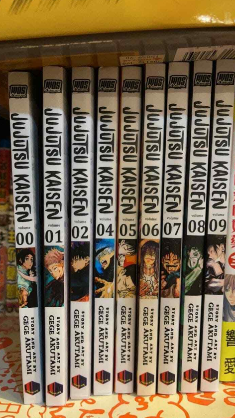 Jujutsu Kaisen Manga Set, Vol. 1-10