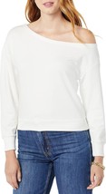 Daily Ritual Women&#39;s Terry Cotton &amp; Modal Cut out Shoulder Sweatshirt - ... - £9.89 GBP