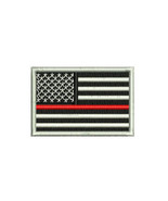 Thin Red Line US Flag Firefighter Firemen Volunteer Embroidered Polo Shirt - $569.27 MXN+