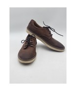 Johnston &amp; Murphy Dress Shoes Mens 8.5M Oxford Brown Leather Lace Up Cap... - $54.71 CAD