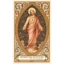 Sacred Heart of Jesus – based on Vintage Holy Card Art Print - £8.69 GBP+