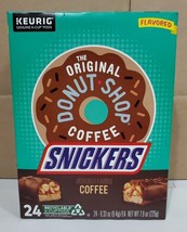 24 Keurig Donut Shop Snickers K-Cups Coffee Pods The Original Donut Shop... - $23.99