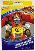 Mickey and the Roadster Racers Disney Junior Jumbo Playing Cards NEW Age... - £2.30 GBP