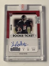 2021 Contenders KYLE PITTS  Rookie Ticket Auto RPS NFL Atlanta Falcons Card #104 - $247.50