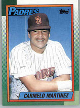 1990 Topps 686 Carmelo Martinez  San Diego Padres - £0.77 GBP