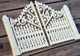 3D Door Lace Silicone Mold Baking Fondant Mould Tools Chocolate Cake Dec... - £7.90 GBP