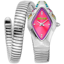 Just Cavalli Women&#39;s Ferocious Pink Dial Watch - JC1L306M0025 - £154.68 GBP