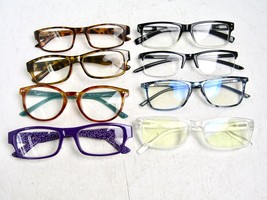 +1.75, LOT OF 8 Used Reading Glasses Readers Fashion Eyeglasses.  4/24 - £12.43 GBP