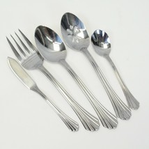 Oneida Dublin Serving Pieces Lot of 5 Forks Spoons Butter Knife - £21.97 GBP