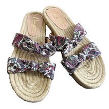 Nanette Lepore Lily Sandals Espadrilles Print 8 - $34.64