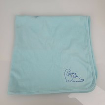 Parents Choice Thermal Dinosaur Dino Blanket Cotton Waffle Weave Aqua Blue - £31.60 GBP