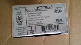 (NEW) Pass &amp; Seymour PT2095-LA Plugtail GFCI Receptacle / 20A 125VAC  - $9.59