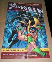 Original Batman Robin Dc Comic Book Promo Poster:Jim Lee Art - $40.00