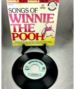 Songs of Winnie the Pooh 45 RPM Vinyl Record Original Jack Gilford Plays... - £8.82 GBP