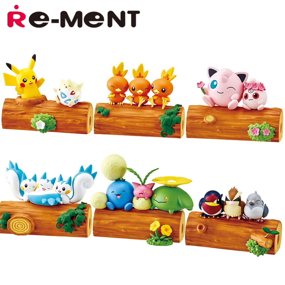 In Stock Original Re-Ment Pokemon Nakayoshi Friends 2 Pikachu Togepi Pachirisu - £82.91 GBP