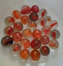 Vintage 25 Vitro Cat&#39;s Eye  &amp; Banana Burnt Orange - $129.14 MXN