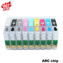 Refillable Ink Cartridge 96 T0961 - T0969 for Epson Stylus Photo R2880 ARC chip - £33.41 GBP