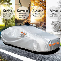 Extra Large Full Car Cover Water Snow Scratch Proof Breathable XXL:530x200x150cm - $37.53