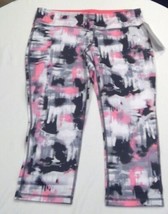 NWT Ideology Women&#39;s Activewear Crop Leggings Pink XS Pants - £22.37 GBP