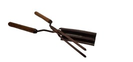 Antique Hair Curler Crimper Curling Iron Wood Handle For Hair Styling Ha... - $11.26