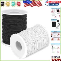 2 Rolls of 1.5mm Elastic String - Perfect for Jewelry Making &amp; Sewing Pr... - $26.46 CAD