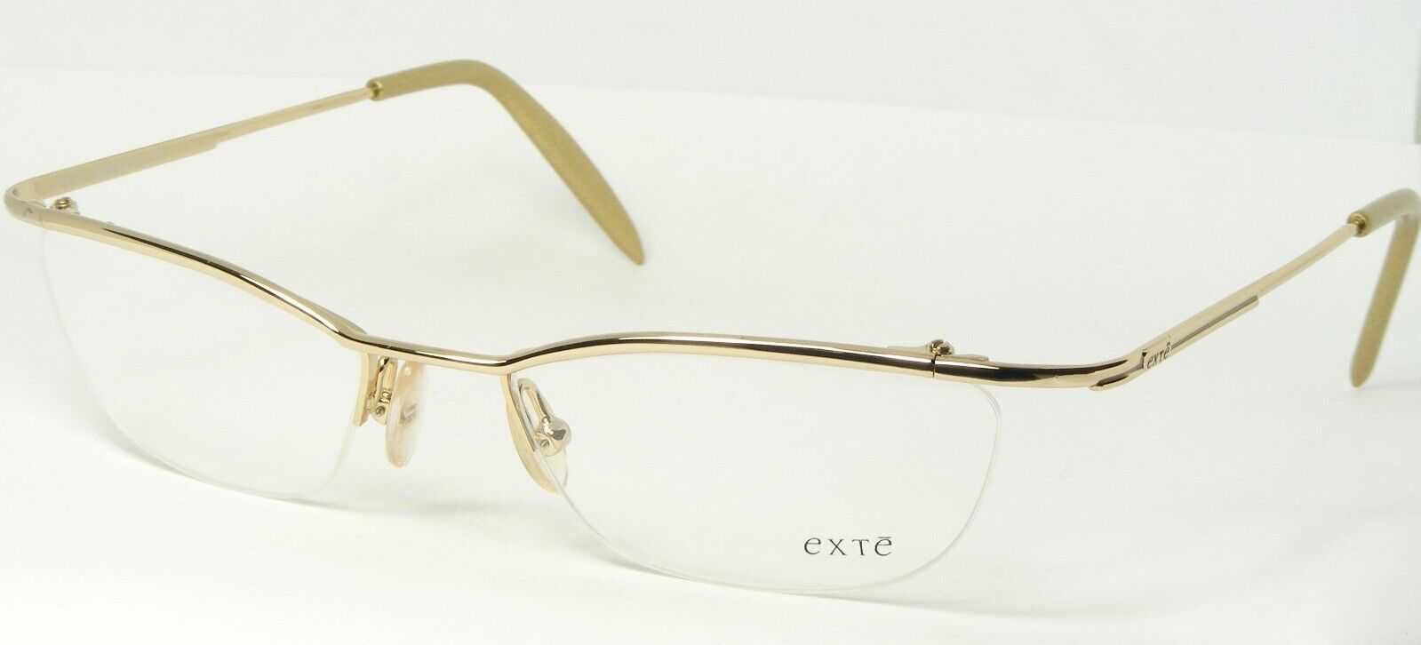 Neu Exte EX27 604 Gold Brille Metall Rahmen 52-18-145mm Italien - $76.26