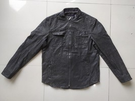 John Varvatos Star Usa Leather Shirt Jacket $499 Free Worldwide Shipping - £334.86 GBP