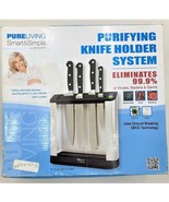 4895116708881 Pureliving Purifying Knife Holder System Black Knives NOT ... - £37.01 GBP