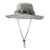 Herman hat man women wide brim hat breathable mesh fishing cap beach hats sun protector thumb200