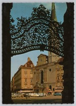 Wien Michaeler Tor Vienna Austria Black Iron Gate Hofburg Palace View Postcard - £11.24 GBP