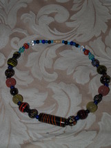 Murano Inspired Glass bead Necklace  - £5.55 GBP