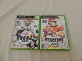 Xbox EA Sports NCAA Football 2004 and NHL 2005 Lot of 2 Games! Classics ... - $6.66 CAD