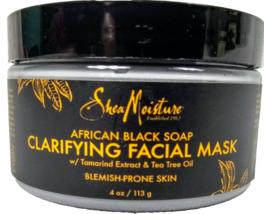 Shea Moisture African Black Soap Clarifying Facial Mask Blemish Prone Sk... - $9.95