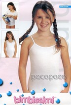 Tank Top Shoulder Narrow From Baby Girl IN Soft Cotton Bimbissimi - £5.12 GBP