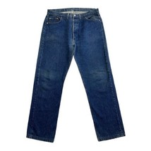 Levis 501-115 Jeans 1984 USA Made 5 Button Fly Blue RARE VTG Denim Men Sz 36x32 - £46.67 GBP